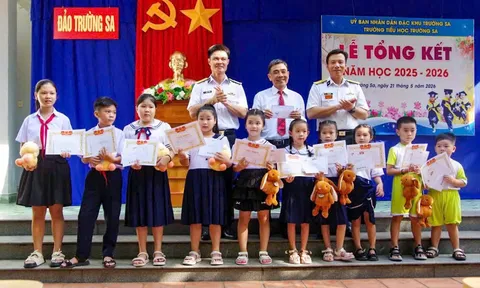 Trường Tiểu học Trường Sa tổng kết năm học 2025 - 2026