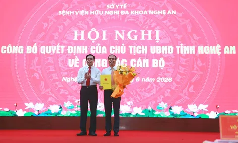 Ông Nguyễn Hồng Trường làm Giám đốc Bệnh viện Hữu nghị Đa khoa Nghệ An