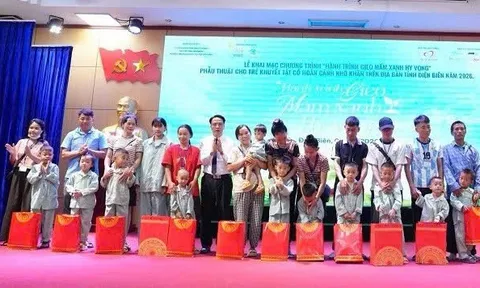 Chắp cánh hy vọng cho trẻ em khuyết tật vùng cao Điện Biên.