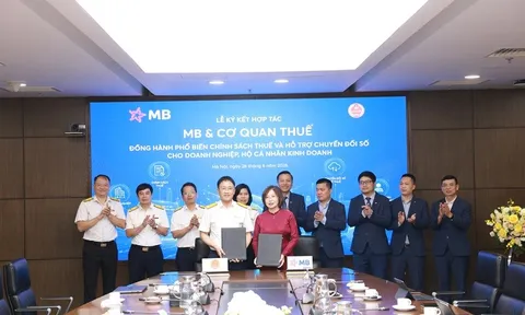 MB và cơ quan Thuế ký kết hợp tác: Lấy người nộp thuế làm trung tâm, lấy chuyển đổi số làm nền tảng