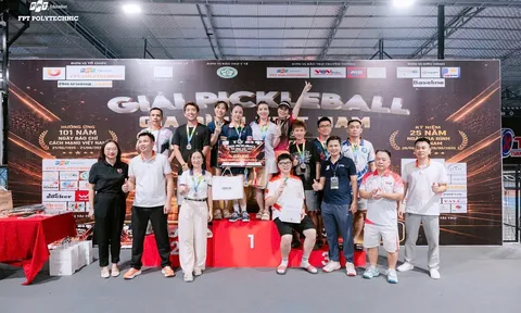 FPT Polytechnic tiếp lửa ngày hội Pickleball Gia đình Việt Nam, lan tỏa tinh thần sống khỏe