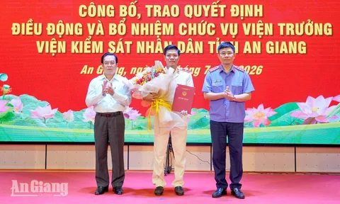 Bổ nhiệm tân Viện trưởng Viện KSND các tỉnh An Giang, Đồng Tháp