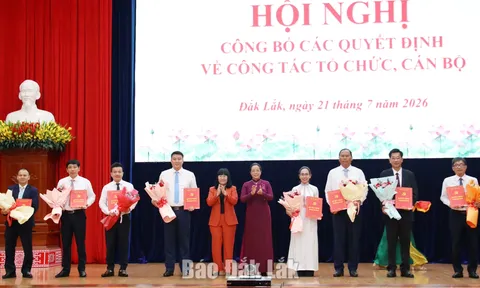 Đắk Lắk kiện toàn nhân sự, bổ nhiệm loạt cán bộ chủ chốt