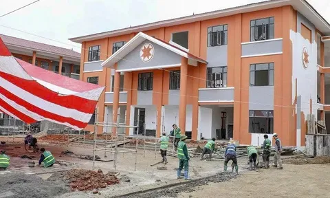 Điện Biên tăng tốc hoàn thiện Trường nội trú liên cấp Thanh Nưa, sẵn sàng đón năm học mới