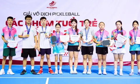 Nghệ An giành 10 huy chương tại Giải Pickleball các nhóm tuổi trẻ quốc gia vòng 1 năm 2026