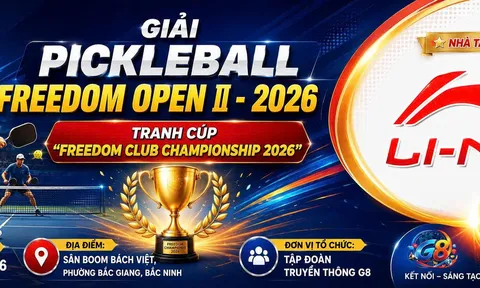 Li-Ning cùng các doanh nghiệp, đơn vị đồng hành góp phần làm nên thành công của Giải Pickleball Freedom Open II – 2026
