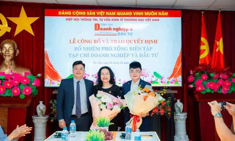 Nhà báo Lê Minh Tuấn được bổ nhiệm Phó Tổng Biên tập Tạp chí Doanh nghiệp và Đầu tư