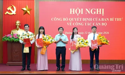 Kiện toàn nhân sự chủ chốt, bổ nhiệm lãnh đạo mới tại Hà Nội, Lai Châu, Quảng Trị