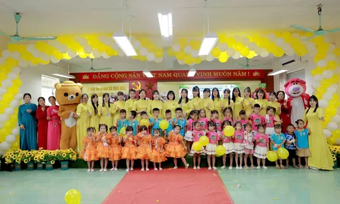Quảng Ninh: Trường Mầm non Vĩnh Thực rộn ràng ngày khai giảng năm học mới