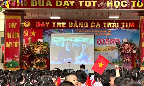 Trường Tiểu học Từ Liêm 1 rộn ràng bước vào năm học mới