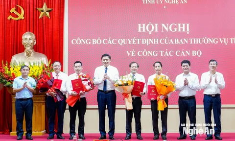 Kiện toàn nhân sự chủ chốt, bổ nhiệm lãnh đạo mới tại Nghệ An và Lào Cai