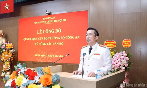Bộ Công an bổ nhiệm tân Cục trưởng Cục An ninh chính trị nội bộ