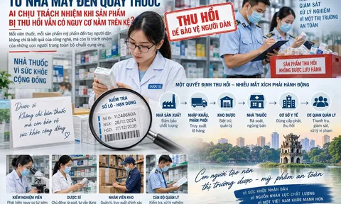 Từ cơ sở sản xuất đến quầy thuốc: Cá nhân hay cơ quan quản lý Nhà nước chịu trách nhiệm khi sản phẩm dược bị thu hồi?
