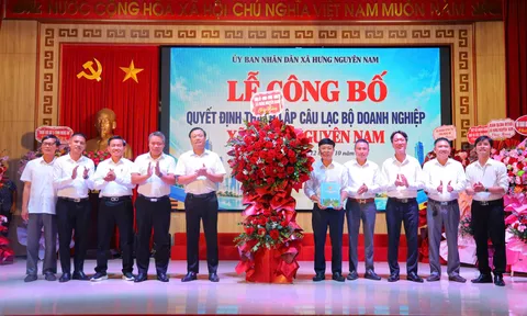 Xã Hưng Nguyên Nam (Nghệ An):  Công bố quyết định thành lập Câu lạc bộ Doanh nghiệp