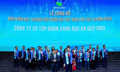 Tập đoàn DOJI được vinh danh “Thương hiệu Quốc gia Việt Nam” 16 năm liên tiếp