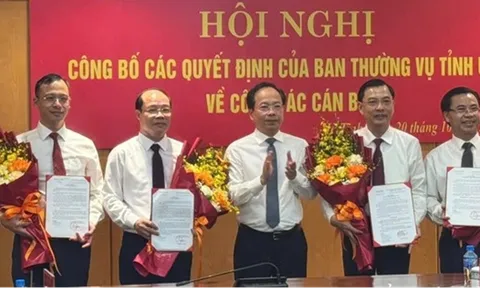 Hà Tĩnh kiện toàn nhân sự tại nhiều sở, ngành và địa phương