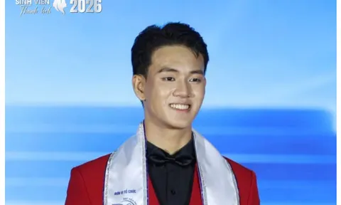 Từ Huy chương Vàng quốc tế đến danh hiệu Á vương Sinh viên Thanh lịch 2026: Hành trình tỏa sáng của ca sĩ Đinh Hải Nam