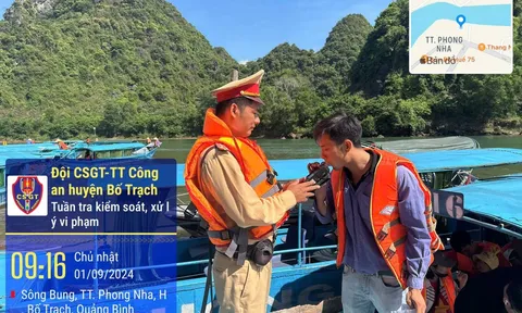 Quảng Bình: Công an huyện Bố Trạch tăng cường tuần tra, kiểm soát đảm bảo an ninh trật tự kỳ nghỉ lễ 2/9