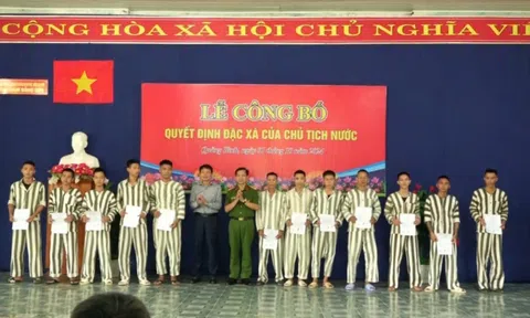 Trại giam Đồng Sơn - Bộ Công an công bố quyết định đặc xá năm 2024