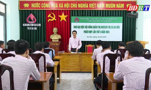 PGD Ngân hàng Chính sách xã hội thị xã Ba Đồn:  Dư nợ tín dụng chính sách đạt trên 700 tỷ đồng