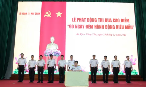 Lữ đoàn 171 phát động thi đua “90 ngày đêm hành động kiểu mẫu”