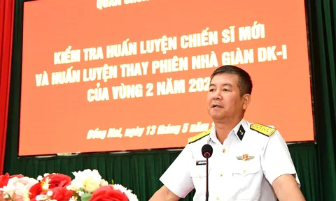 Bộ Tham mưu Hải quân kiểm tra công tác huấn luyện chiến sỹ Vùng 2
