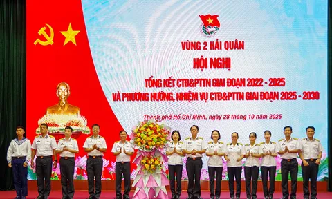 Vùng 2 Hải quân tổng kết công tác đoàn và phong trào thanh niên giai đoạn 2022 - 2025