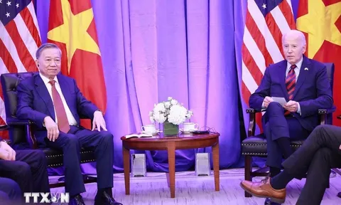 Tổng Bí thư, Chủ tịch nước Tô Lâm gặp Tổng thống Mỹ Joe Biden