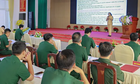 Bộ CHQS tỉnh Kiên Giang: Giúp cán bộ, chiến sĩ nắm vững Nghị định 168