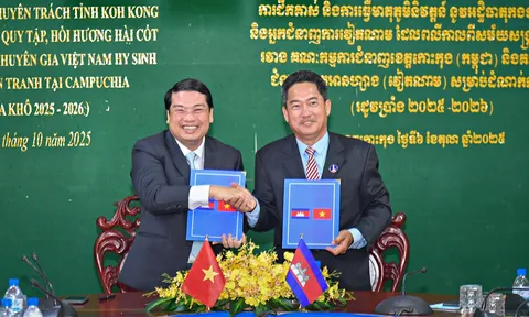 Tỉnh An Giang và tỉnh Koh Kong ký kết hợp tác tìm kiếm, quy tập, hồi hương hài cốt liệt sĩ