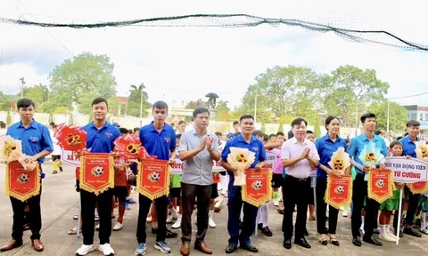UBND huyện Thanh Miện, tỉnh Hải Dương Khai mạc giải Bóng đá Nhi đồng hè 2024