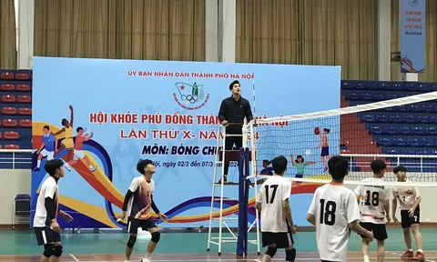 Hà Nội: Tiếp tục diễn ra thi đấu Bóng chuyền trước thềm khai mạc Hội  khỏe Phù Đổng TP Hà Nội lần thứ X