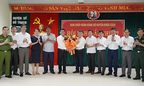 Quảng Bình: Ông Nguyễn Ngọc Tuấn được bầu giữ chức vụ Bí thư Huyện ủy Bố Trạch