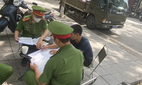 Phường Định Công duy trì xử lý lấn chiếm lòng đường, tạo sự chuyển biến bền vững