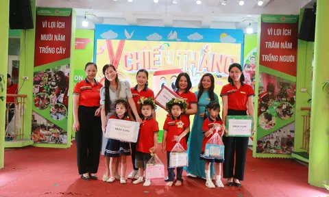 Vui “Ngày hội Văn hóa chào hỏi” cùng các bé Trường Mầm non Dịch Vọng