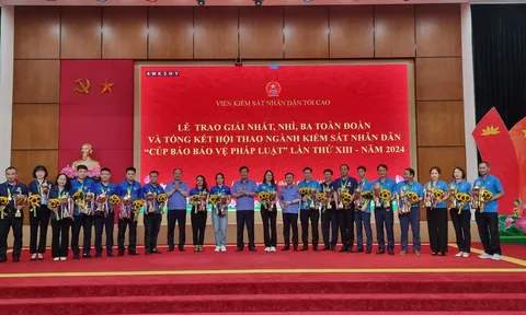Tổng kết và trao giải Hội thao ngành Kiểm sát nhân dân “Cúp Báo Bảo vệ pháp luật” lần thứ XIII năm 2024