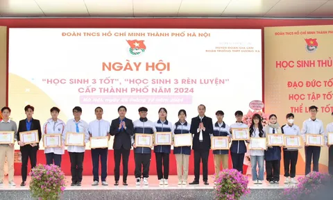 Tưng bừng Ngày hội “Học sinh 3 rèn luyện”, “Học sinh 3 tốt” năm 2024