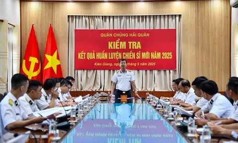 Quân chủng Hải quân kiểm tra toàn diện công tác huấn luyện tại Vùng 5