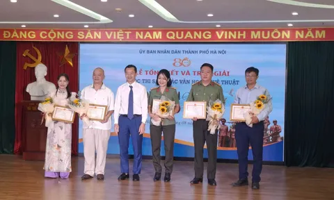Tổng kết và trao giải cuộc thi sáng tác văn học nghệ thuật về đề tài Công an Thủ đô