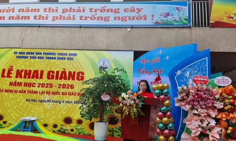 Trường Tiểu học Thanh Xuân Bắc náo nức khai giảng năm học mới 2025 - 2026