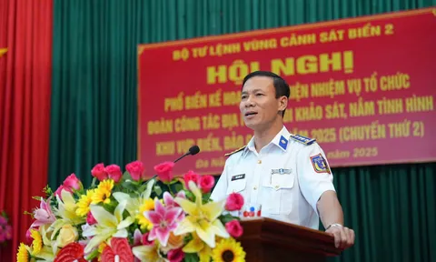 Bộ Tư lệnh Vùng Cảnh sát biển 2 và các địa phương khảo sát, nắm tình hình vùng biển, đảo ven bờ lần thứ 2, năm 2025