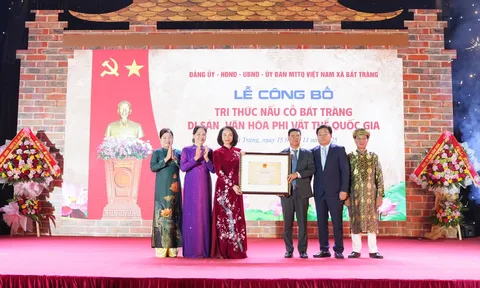"Tri thức nấu cỗ Bát Tràng” được công nhận là Di sản văn hóa phi vật thể quốc gia