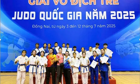 Tinh thần thép và kỳ tích của các võ sĩ trẻ tại Giải Vô địch Trẻ Judo Quốc gia 2025