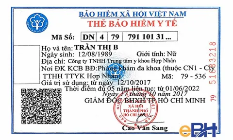 Những thay đổi đặc biệt cần lưu ý ở thẻ BHYT mới