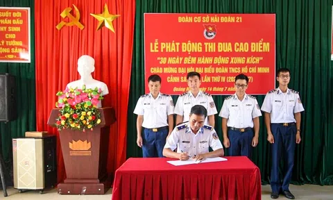 Đẩy mạnh các hoạt động hướng tới Đại hội đại biểu Đoàn TNCS Hồ Chí Minh Cảnh sát biển lần thứ IV, nhiệm kỳ 2022-2027