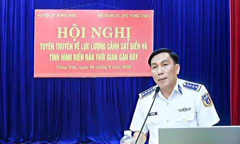 Quảng Nam tăng cường tuyên truyền về lực lượng Cảnh sát biển và tình hình biển đảo