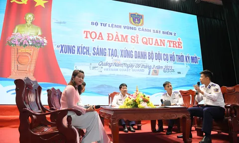 Sĩ quan trẻ Bộ Tư lệnh Vùng Cảnh sát biển 2 xung kích, sáng tạo, khát khao cống hiến