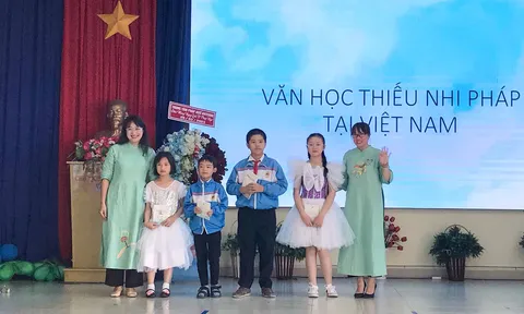 Trường tiểu học ở Đà Lạt kỷ niệm ngày Quốc tế Pháp ngữ