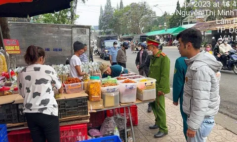 Đà Lạt: Ra quân bảo đảm trật tự ATGT, trật tự công cộng dịp lễ 30/4 và 1/5