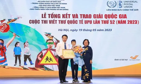 Một học sinh lớp 6 ở Bến Tre đoạt giải Nhất cuộc thi Viết thư Quốc tế UPU lần thứ 52